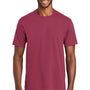 Port & Company Mens Fan Favorite Short Sleeve Crewneck T-Shirt - Garnet Red