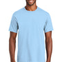 Port & Company Mens Fan Favorite Short Sleeve Crewneck T-Shirt - Light Blue