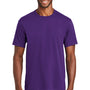 Port & Company Mens Fan Favorite Short Sleeve Crewneck T-Shirt - Team Purple