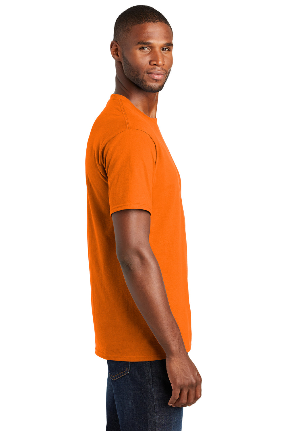 Port & Company PC450 Mens Fan Favorite Short Sleeve Crewneck T-Shirt Tennessee Orange Side