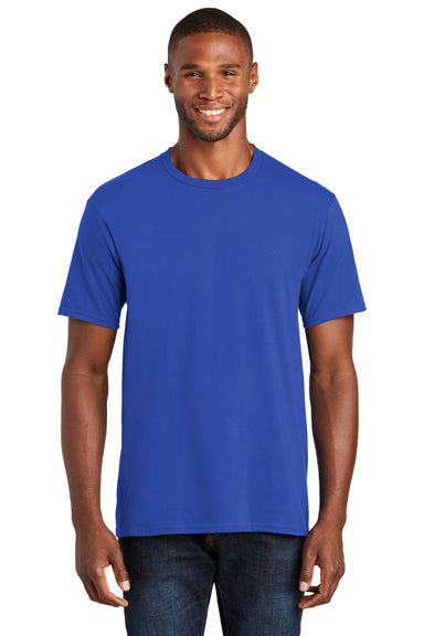 Port & Company PC450 Mens Fan Favorite Short Sleeve Crewneck T-Shirt Royal Blue Front