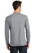 Port & Company PC450LS Mens Fan Favorite Long Sleeve Crewneck T-Shirt Heather Grey Back