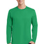 Port & Company Mens Fan Favorite Long Sleeve Crewneck T-Shirt - Athletic Kelly Green