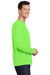 Port & Company PC450LS Mens Fan Favorite Long Sleeve Crewneck T-Shirt Flash Green Side