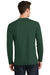Port & Company PC450LS Mens Fan Favorite Long Sleeve Crewneck T-Shirt Forest Green Back