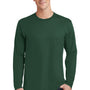 Port & Company Mens Fan Favorite Long Sleeve Crewneck T-Shirt - Forest Green