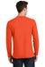 Port & Company PC450LS Mens Fan Favorite Long Sleeve Crewneck T-Shirt Orange Back