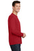 Port & Company PC450LS Mens Fan Favorite Long Sleeve Crewneck T-Shirt Cardinal Red Side
