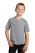 Port & Company PC450Y Youth Fan Favorite Short Sleeve Crewneck T-Shirt Heather Grey Front