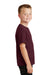 Port & Company PC450Y Youth Fan Favorite Short Sleeve Crewneck T-Shirt Maroon Side