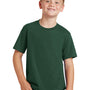 Port & Company Youth Fan Favorite Short Sleeve Crewneck T-Shirt - Forest Green