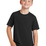 Port & Company Youth Fan Favorite Short Sleeve Crewneck T-Shirt - Jet Black