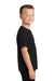 Port & Company PC450Y Youth Fan Favorite Short Sleeve Crewneck T-Shirt Black Side