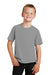 Port & Company PC450Y Youth Fan Favorite Short Sleeve Crewneck T-Shirt Medium Grey Front