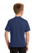 Port & Company PC450Y Youth Fan Favorite Short Sleeve Crewneck T-Shirt Navy Blue Back
