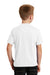 Port & Company PC450Y Youth Fan Favorite Short Sleeve Crewneck T-Shirt White Back