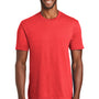 Port & Company Mens Fan Favorite Short Sleeve Crewneck T-Shirt - Heather Bright Red