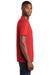Port & Company PC455 Mens Fan Favorite Short Sleeve Crewneck T-Shirt Heather Red Side