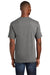 Port & Company PC455 Mens Fan Favorite Short Sleeve Crewneck T-Shirt Heather Graphite Grey Back