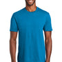 Port & Company Mens Fan Favorite Short Sleeve Crewneck T-Shirt - Heather Sapphire Blue