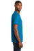 Port & Company PC455 Mens Fan Favorite Short Sleeve Crewneck T-Shirt Heather Sapphire Blue Side