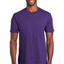 Port & Company Mens Fan Favorite Short Sleeve Crewneck T-Shirt - Heather Team Purple