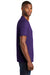 Port & Company PC455 Mens Fan Favorite Short Sleeve Crewneck T-Shirt Heather Purple Side