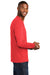 Port & Company PC455LS Mens Fan Favorite Long Sleeve Crewneck T-Shirt Heather Red Side