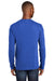 Port & Company PC455LS Mens Fan Favorite Long Sleeve Crewneck T-Shirt Heather Royal Blue Back