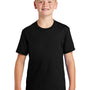 Port & Company Youth Fan Favorite Short Sleeve Crewneck T-Shirt - Jet Black