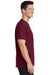 Port & Company PC54 Mens Core Short Sleeve Crewneck T-Shirt Cardinal Red Side