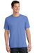 Port & Company PC54 Mens Core Short Sleeve Crewneck T-Shirt Carolina Blue Front