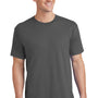 Port & Company Mens Core Short Sleeve Crewneck T-Shirt - Charcoal Grey