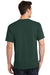 Port & Company PC54 Mens Core Short Sleeve Crewneck T-Shirt Dark Green Back