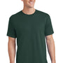 Port & Company Mens Core Short Sleeve Crewneck T-Shirt - Dark Green