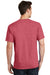 Port & Company PC54 Mens Core Short Sleeve Crewneck T-Shirt Heather Red Back