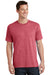 Port & Company PC54 Mens Core Short Sleeve Crewneck T-Shirt Heather Red Front