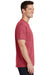 Port & Company PC54 Mens Core Short Sleeve Crewneck T-Shirt Heather Red Side
