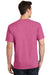 Port & Company PC54 Mens Core Short Sleeve Crewneck T-Shirt Heather Sangria Pink Back