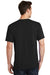 Port & Company PC54 Mens Core Short Sleeve Crewneck T-Shirt Black Back