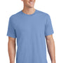 Port & Company Mens Core Short Sleeve Crewneck T-Shirt - Light Blue