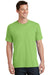 Port & Company PC54 Mens Core Short Sleeve Crewneck T-Shirt Lime Green Front