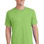 Port & Company Mens Core Short Sleeve Crewneck T-Shirt - Lime Green