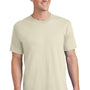 Port & Company Mens Core Short Sleeve Crewneck T-Shirt - Natural