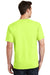 Port & Company PC54 Mens Core Short Sleeve Crewneck T-Shirt Neon Yellow Back