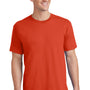 Port & Company Mens Core Short Sleeve Crewneck T-Shirt - Orange