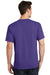 Port & Company PC54 Mens Core Short Sleeve Crewneck T-Shirt Purple Back
