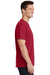 Port & Company PC54 Mens Core Short Sleeve Crewneck T-Shirt Red Side
