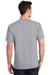 Port & Company PC54 Mens Core Short Sleeve Crewneck T-Shirt Silver Grey Back