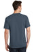 Port & Company PC54 Mens Core Short Sleeve Crewneck T-Shirt Steel Blue Back
